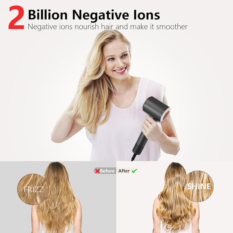 Hair Dryer, 160000 RPM Professional